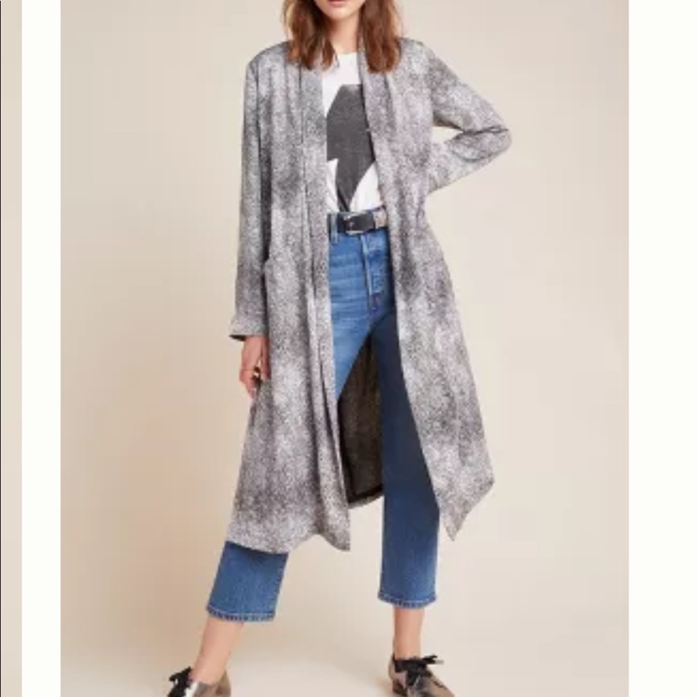 Snake print duster